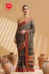 Universe 35 By Apple Daily Wear Cotton Printed Blend Saree Wholesale Shop In Surat
